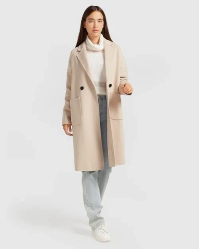 BELLE & BLOOM BELLE & BLOOM PUBLISHER DOUBLE BREASTED WOOL BLEND COAT