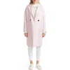 Belle & Bloom Publisher Double-breasted Wool Blend Coat In Pale Pink