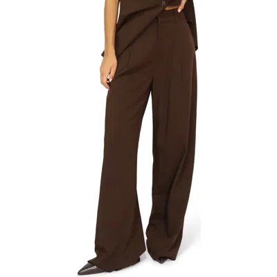 Belle & Bloom Ready For Your Love Wide Leg Pant In Brown