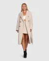 Belle & Bloom Real Love Double Breasted Maxi Coat