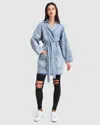 Belle & Bloom Relaxed Boyfriend Denim Jacket In Multi