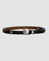 Belle & Bloom Rock With Me Studded Belt In Black
