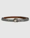 Belle & Bloom Rock With Me Studded Belt In Grey