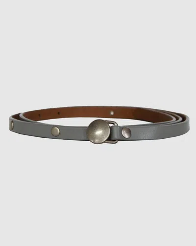 Belle & Bloom Rock With Me Studded Belt In Grey