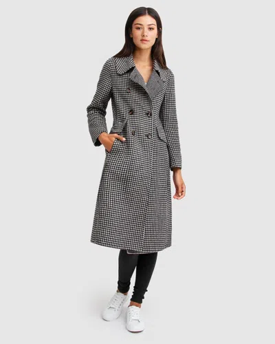Belle & Bloom Save My Love Wool Coat In Black