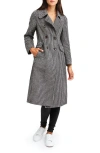 Belle & Bloom Save My Love Wool Coat In Black/white