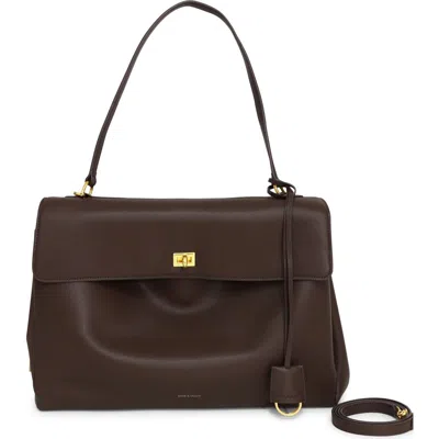 Belle & Bloom Skyfall Leather Shoulder Bag In Brown