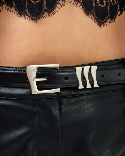 Belle & Bloom Skyline Belt In Black