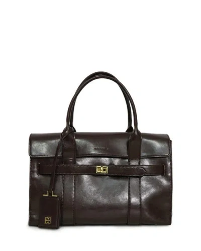 Belle & Bloom So What Tote Bag In Dark Brown