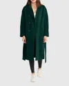 Belle & Bloom Standing Still Belted Coat In Green
