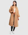 Belle & Bloom Stay Wild Oversized Wool Coat In Brown