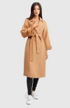 Belle & Bloom Stay Wild Oversized Wool Coat In Camel
