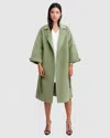 Belle & Bloom Stay Wild Wool Coat In Green