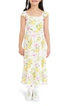 Belle & Bloom Sunset Sakura Maxi Dress In Sakura Orchard