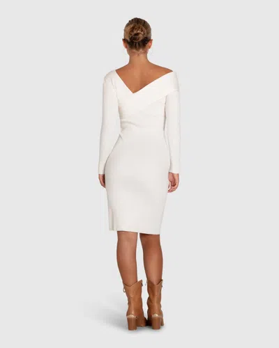 Belle & Bloom The Way You Move Knit Dress In White
