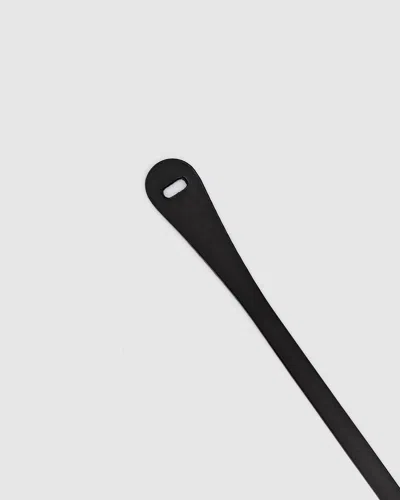 Belle & Bloom Tie The Knot Leather Belt In Black