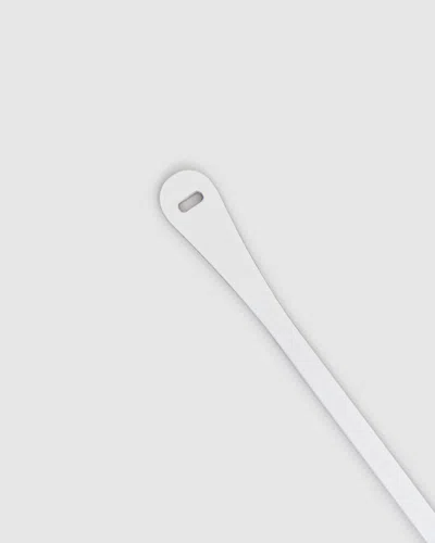 Belle & Bloom Tie The Knot Leather Belt In White