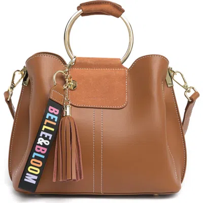 Belle & Bloom Twilight Leather Cross Body Bag In Brown