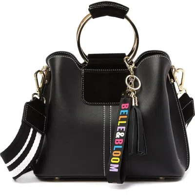 Belle & Bloom Twilight Leather Cross Body Bag In Black