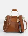 Belle & Bloom Twilight Leather Cross-body Bag In Brown