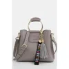 Belle & Bloom Twilight Leather Cross Body Bag In Grey
