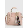 Belle & Bloom Twilight Leather Cross-body Bag In Pink