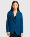 Belle & Bloom Unchained Heart Blazer In Blue