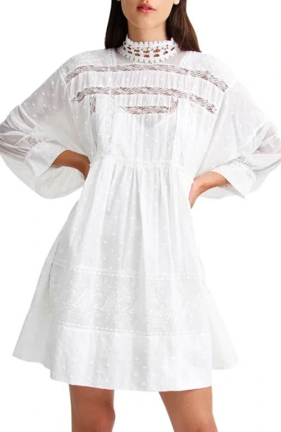 Belle & Bloom Resolution Mini Dress In White