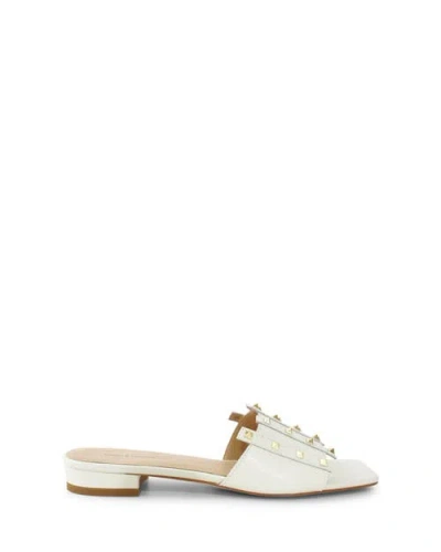Belle & Bloom Until We Meet Stud Slide In White