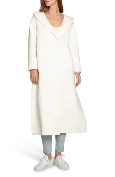 Belle & Bloom Walk My Way Wool Blend Hooded Coat In Red