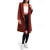 Belle & Bloom Walk This Way Hooded Wool Blend Coat In Caramel