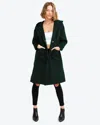 Belle & Bloom Walk This Way Wool Blend Oversized Coat In Green