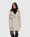 Belle & Bloom Wanna Be Loved Wool Blend Peacoat