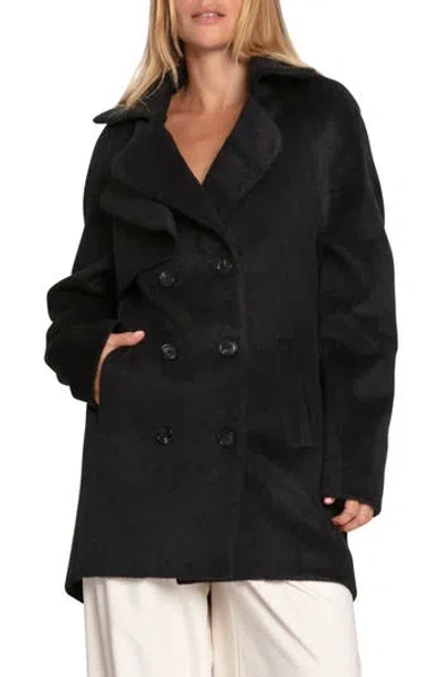 Belle & Bloom Wanne Be Loved Wool Blend Coat In Black