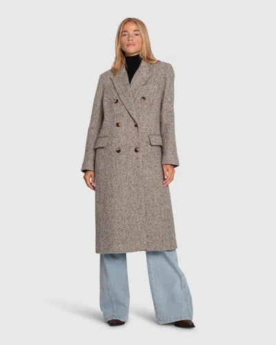 Belle & Bloom Wherever I Go Tweed Coat
