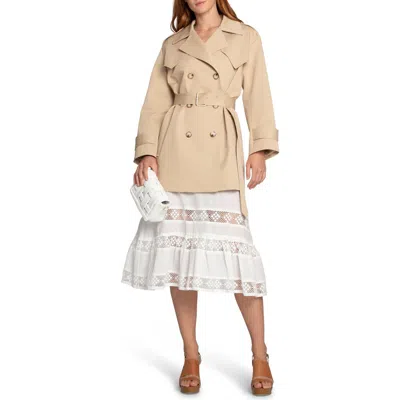 Belle & Bloom Whispers Of Verona Trench Coat In Brown