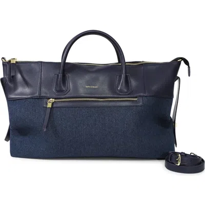 Belle & Bloom Wild Heart Weekender Bag In Blue