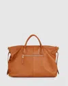 Belle & Bloom Wild Heart Weekender Bag In Brown