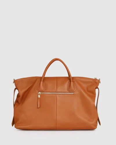 Belle & Bloom Wild Heart Weekender Bag In Brown