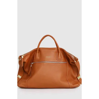 Belle & Bloom Wild Heart Weekender Bag In Camel