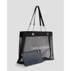 Belle & Bloom Wild Lover Tote Bag In Black/pink