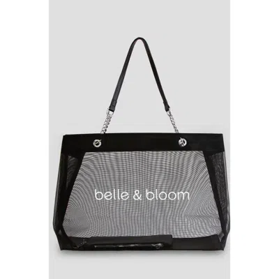 Belle & Bloom Wild Lover Tote Bag In Black/white