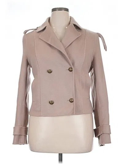 Pre-owned Belle & Bloom Wool Coat In Tan