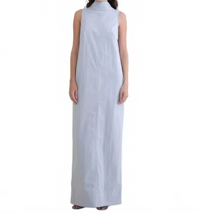 Belle Anna Annabelle Maxi Dress In Mist In Blue