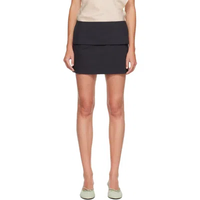 Belle Anna Black Helia Miniskirt