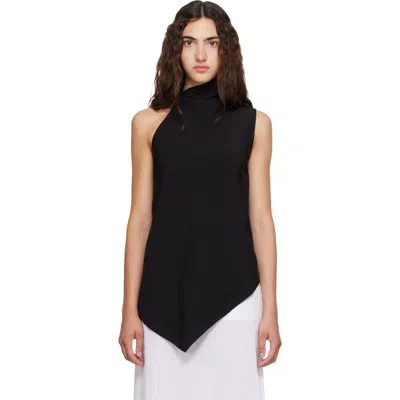 Belle Anna Black Well Top