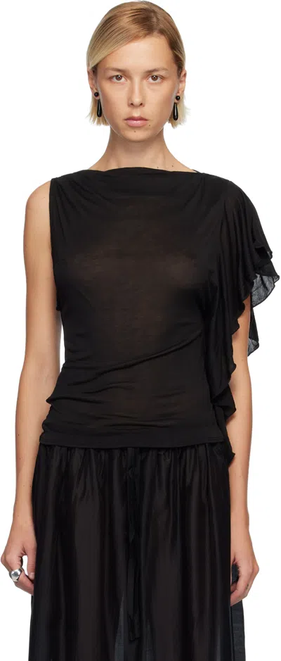 Belle Anna Black Zehra Top