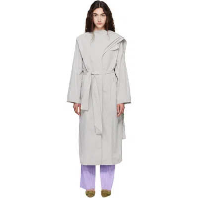 Belle Anna Blue Haven Coat In Mist