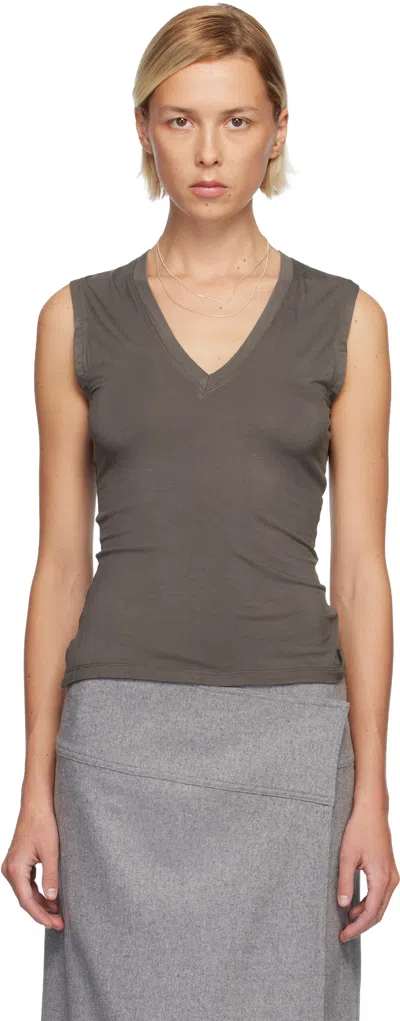 Belle Anna Brown Morning Tank Top