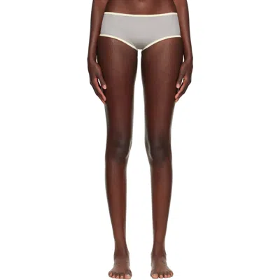 Belle Anna Gray Ophelia Bikini Bottom In Neutral